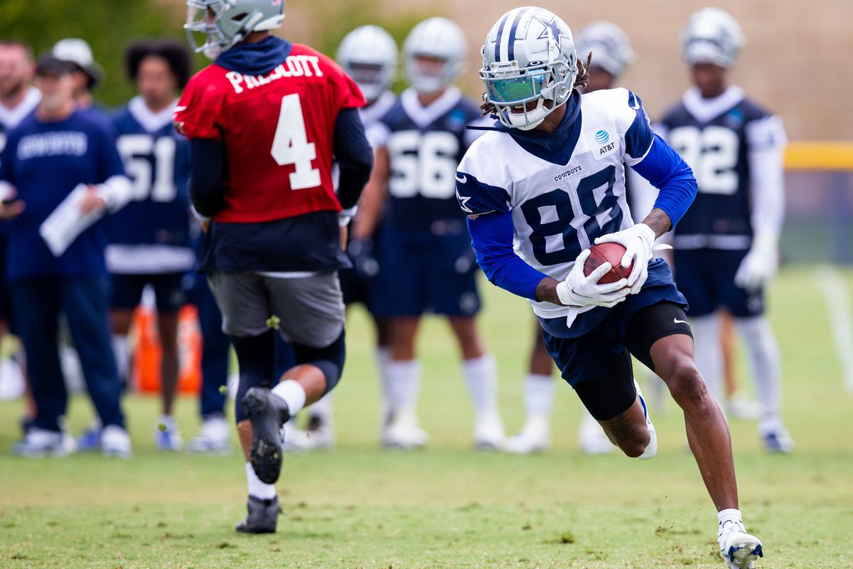 &nbsp;Dallas Cowboys wide receiver Ceedee Lamb (88) during training camp at the Marriott Residence Inn