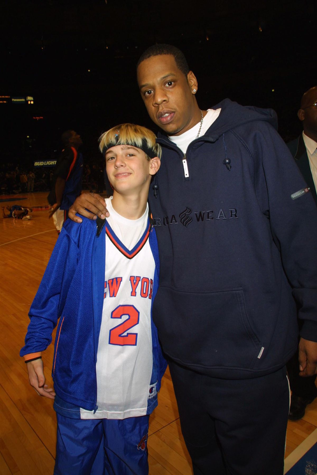 Aaron Carter Concert at NY Knicks Kids Day