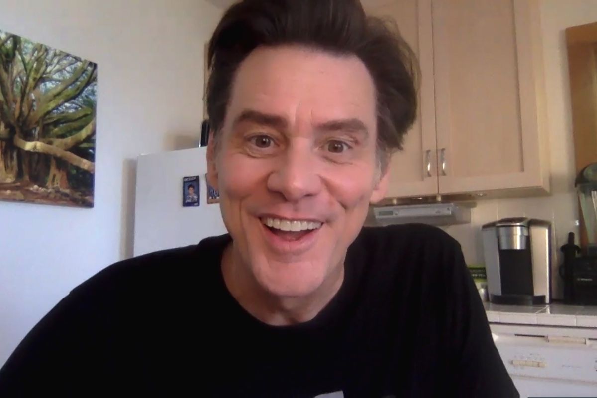 Pictured in this screengrab: Actor Jim Carrey during an interview on July 16, 2020