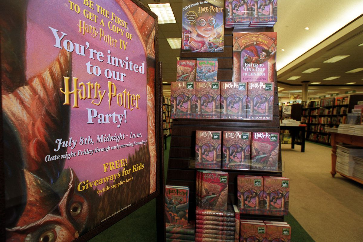 Harry Potter book display