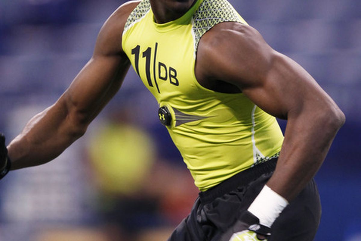 Could LSU cornerback Morris Claiborne entice some more trading in the 2012 NFL Draft? 