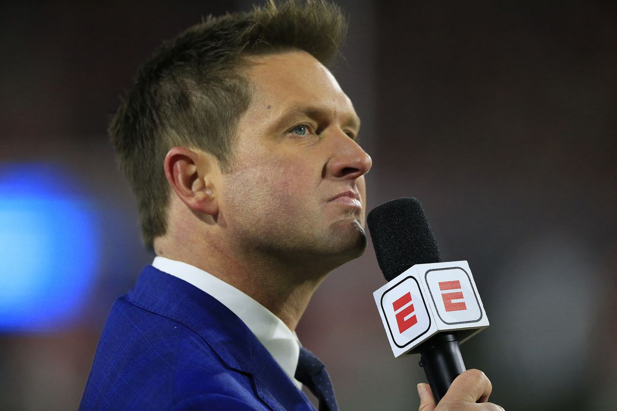ESPN sideline reporter Todd McShay during the college football game between the Georgia Bulldogs and the Missouri Tigers on November 9, 2019 at Sanford Stadium in Athens, GA.