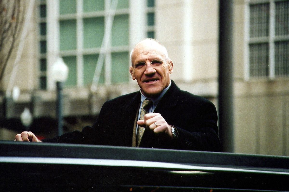Bruno Sammartino won't agree to be inducted into the WWE Hall Of Fame while Vince McMahon is still alive.  Photo via <a href="http://upload.wikimedia.org/wikipedia/commons/1/16/BrunoSammartino.jpg">swiftwj of Flickr</a>.