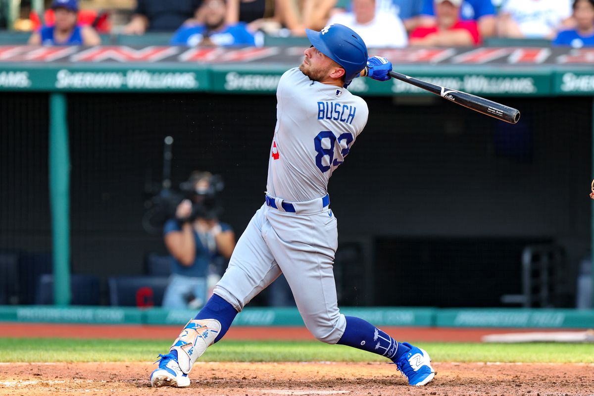 MLB: AUG 24 Dodgers at Guardians - Game 2