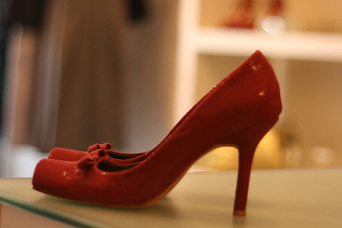 Red heels at Atlantic Avenue's Girl Cat via <a href="http://www.flickr.com/photos/31418704@N02/4666622314/in/pool-312691@N20">cherrypatter</a>/Racked Flickr Pool