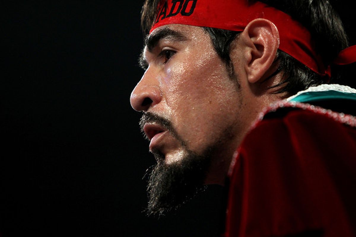 Antonio Margarito believes he'll beat Miguel Cotto the same way he did the first time when they rematch on December 3. (Photo by Nick Laham/Getty Images)