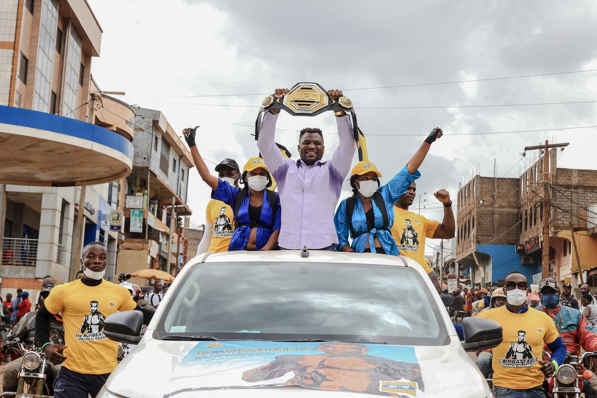Francis Ngannou went back to Cameroon as a UFC champion.