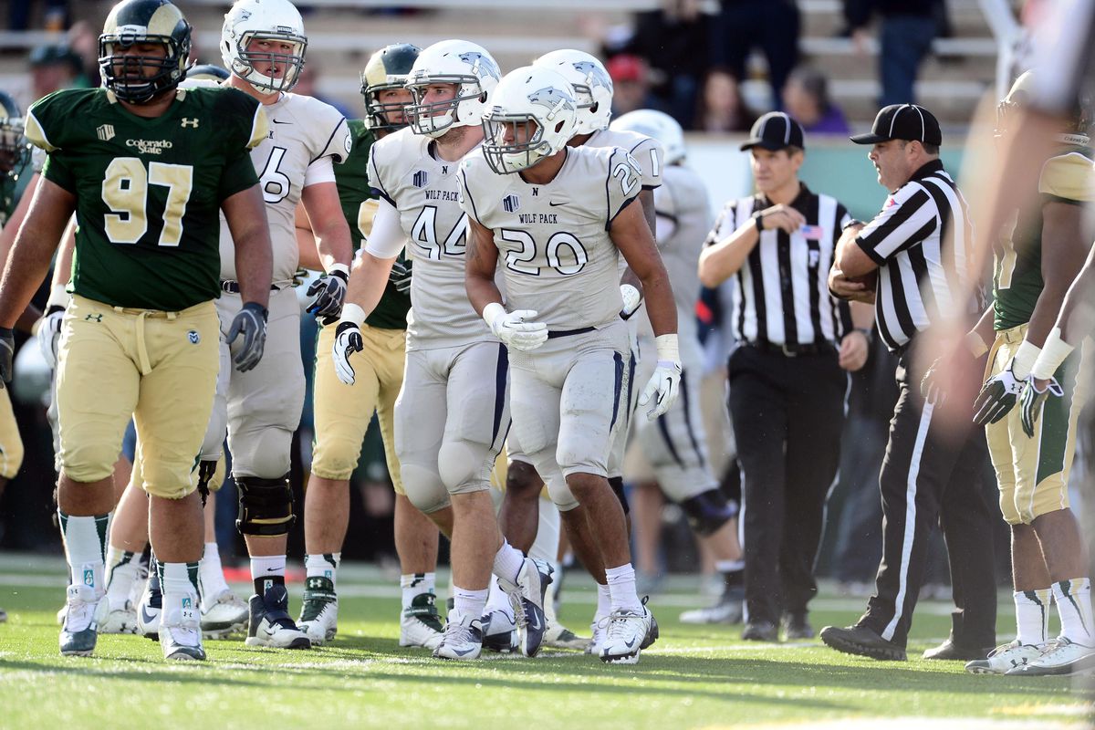 Solomon #20 after a rush against Colorado State