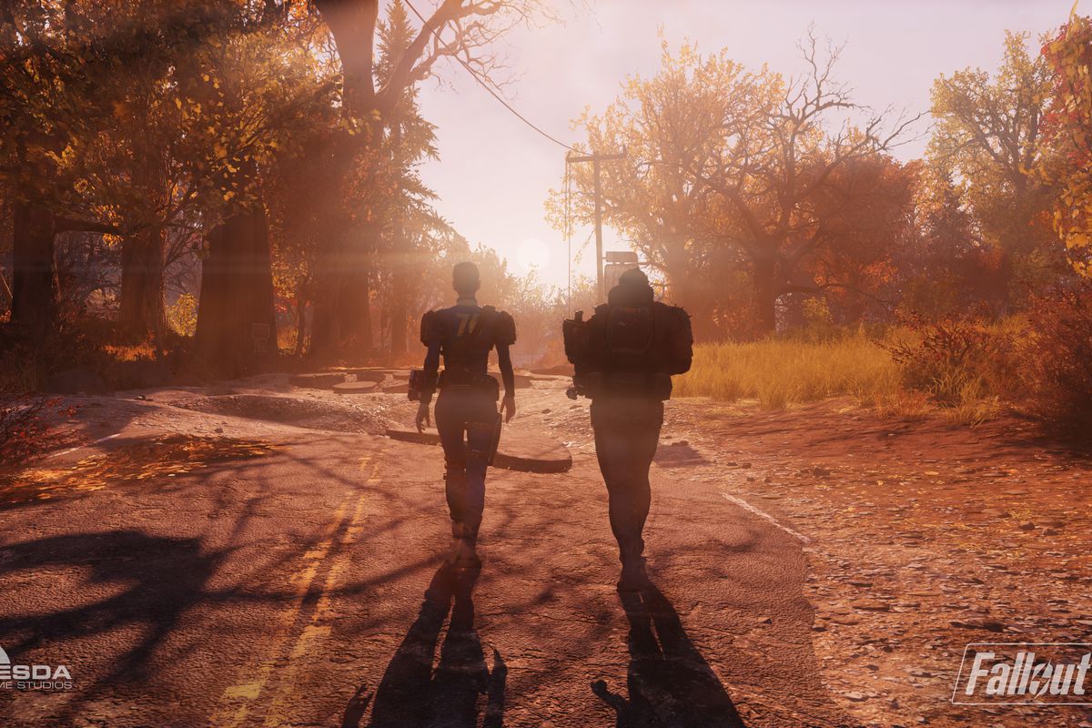 Fallout 76 beta - two wanderers
