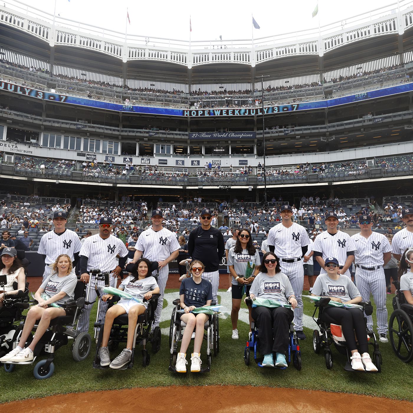 Nike Yankees Hope Week Helping Others Persevere and Excel 2023