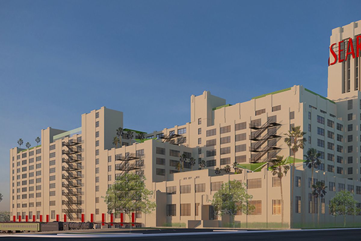 2014 renderings of the Boyle Heights Sears project
