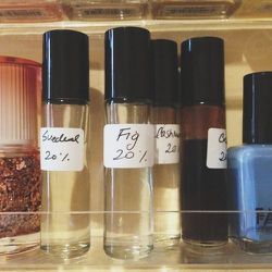 My friend shot a perfumer in Williamsburg and brought me back some samples: suede, cashmere, fig, and cocoa. They’re meant to be layered, my favorite combination is fig and chashmere.  