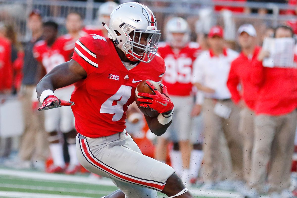 Curtis Samuel takes over at wide receiver for Parris Campbell.