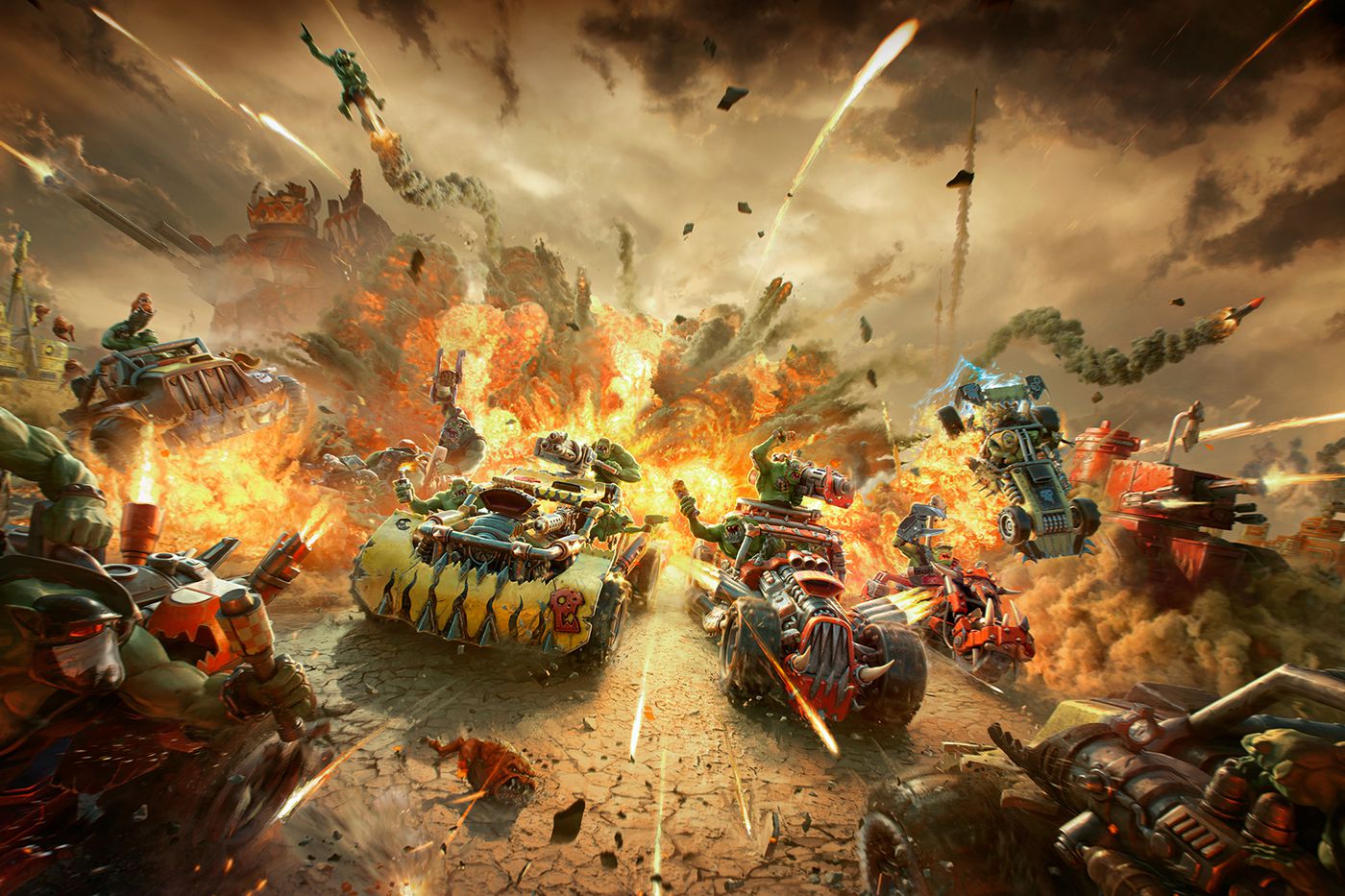Warhammer 40K se setkává s Twisted Metal v bojovém automobilovém závodníkovi Speed ​​​​Freeks
