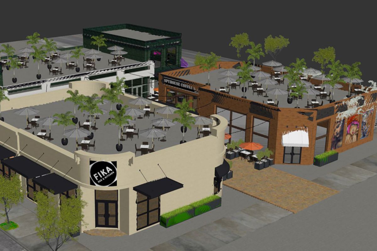 Art District Plaza rendering