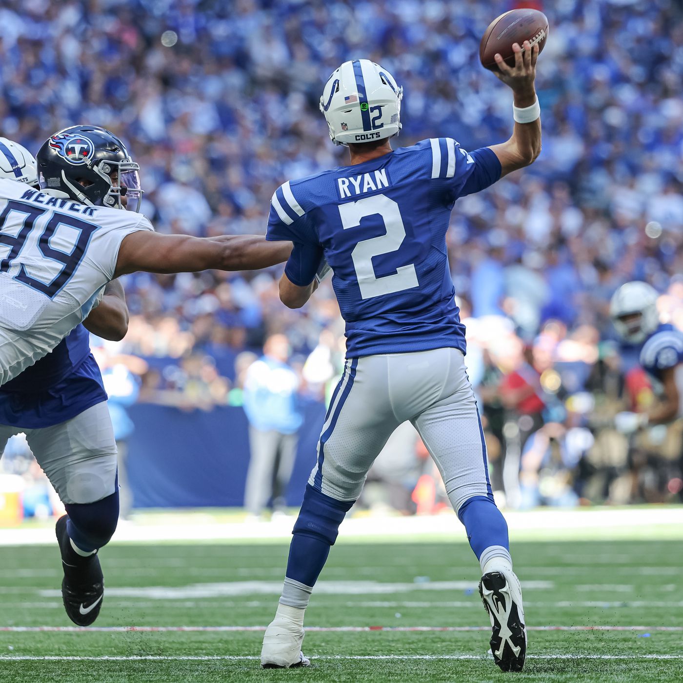 Indianapolis Colts visit Tennessee Titans in NFL Week 7 action