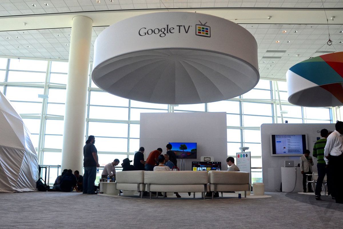 Google TV booth I/O