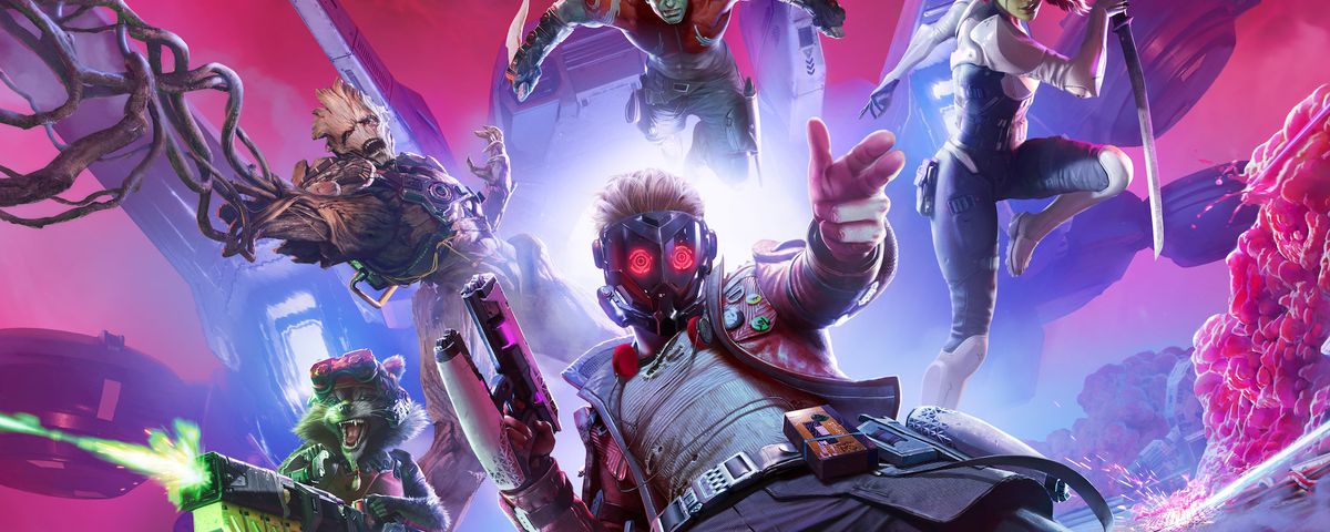 Artwork of the Guardians of the Galaxy game by Square Enix