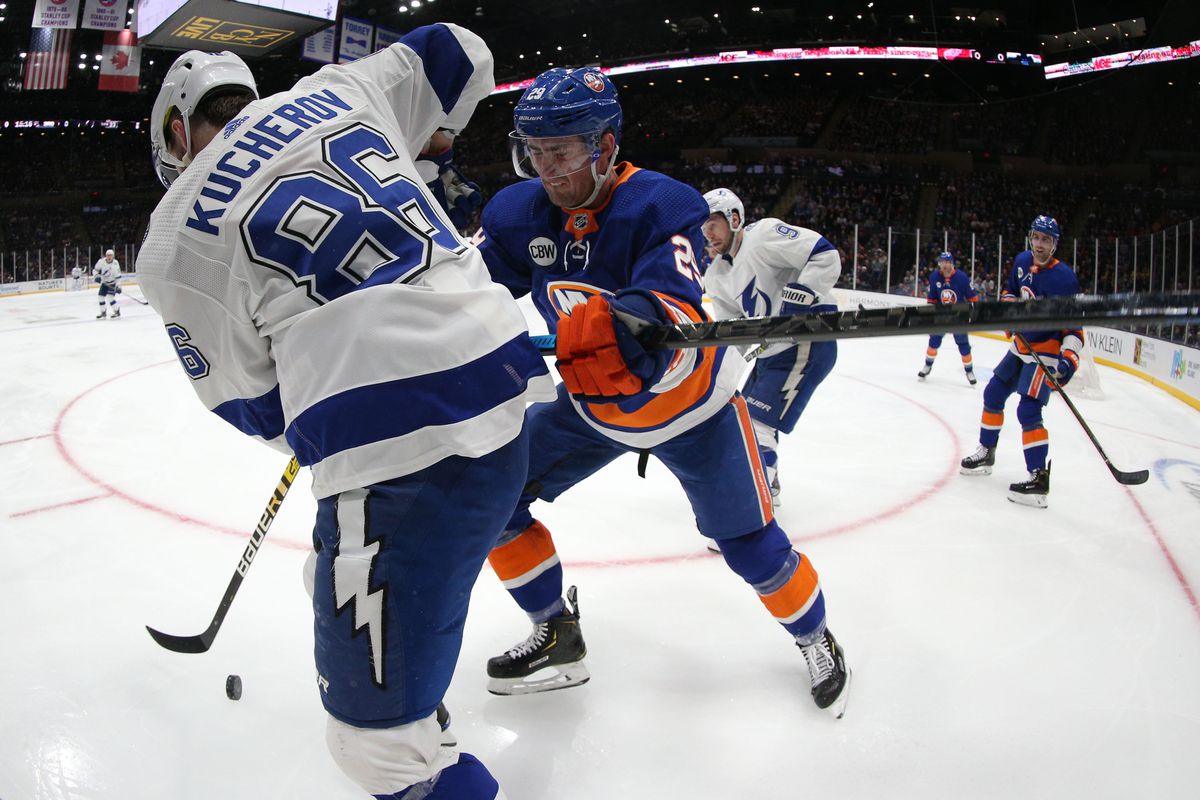 NHL: Tampa Bay Lightning at New York Islanders