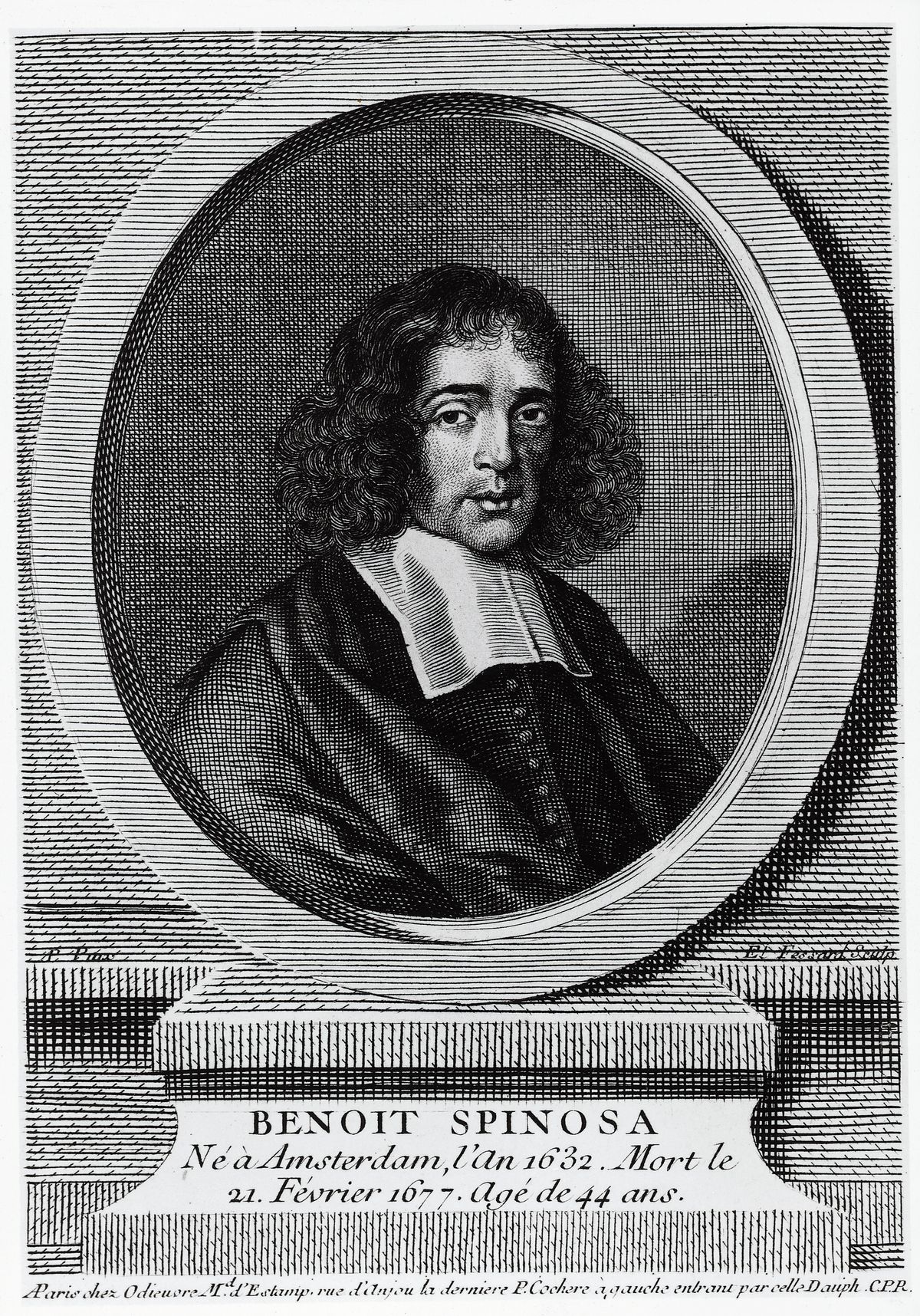 Portrait of Baruch Spinoza...