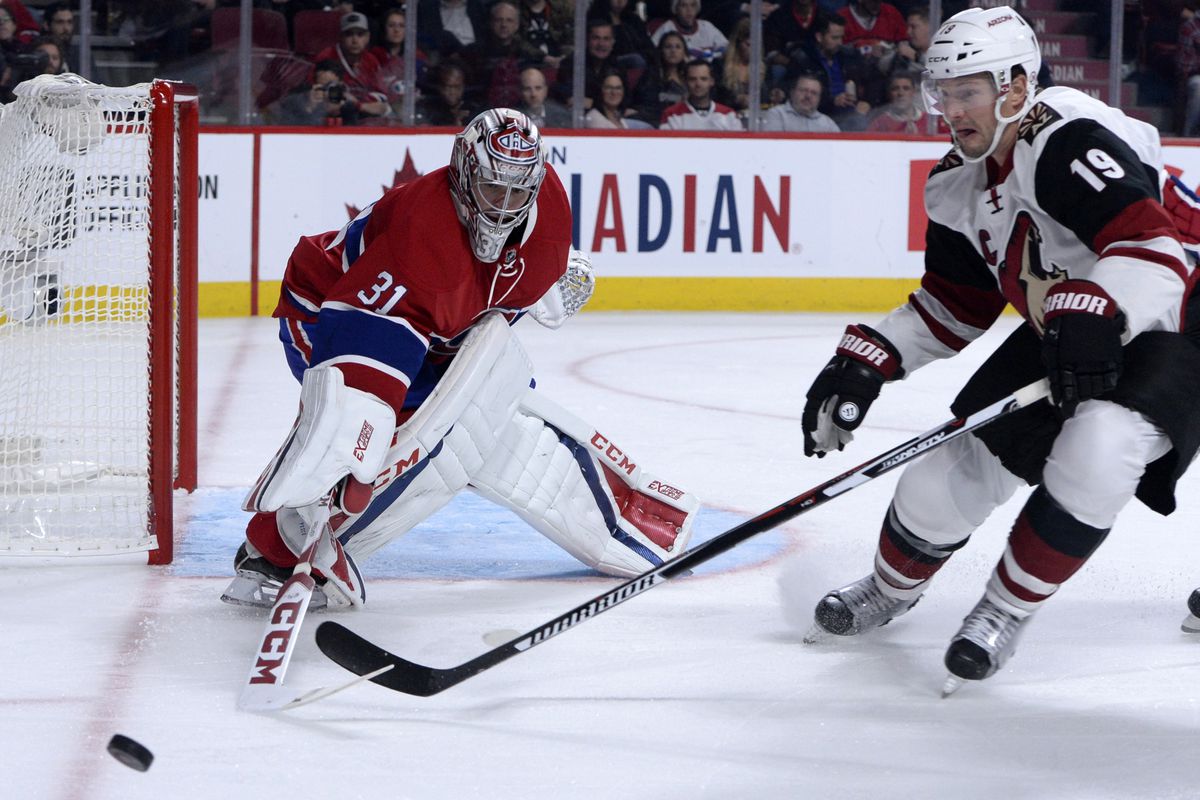 NHL: Arizona Coyotes at Montreal Canadiens