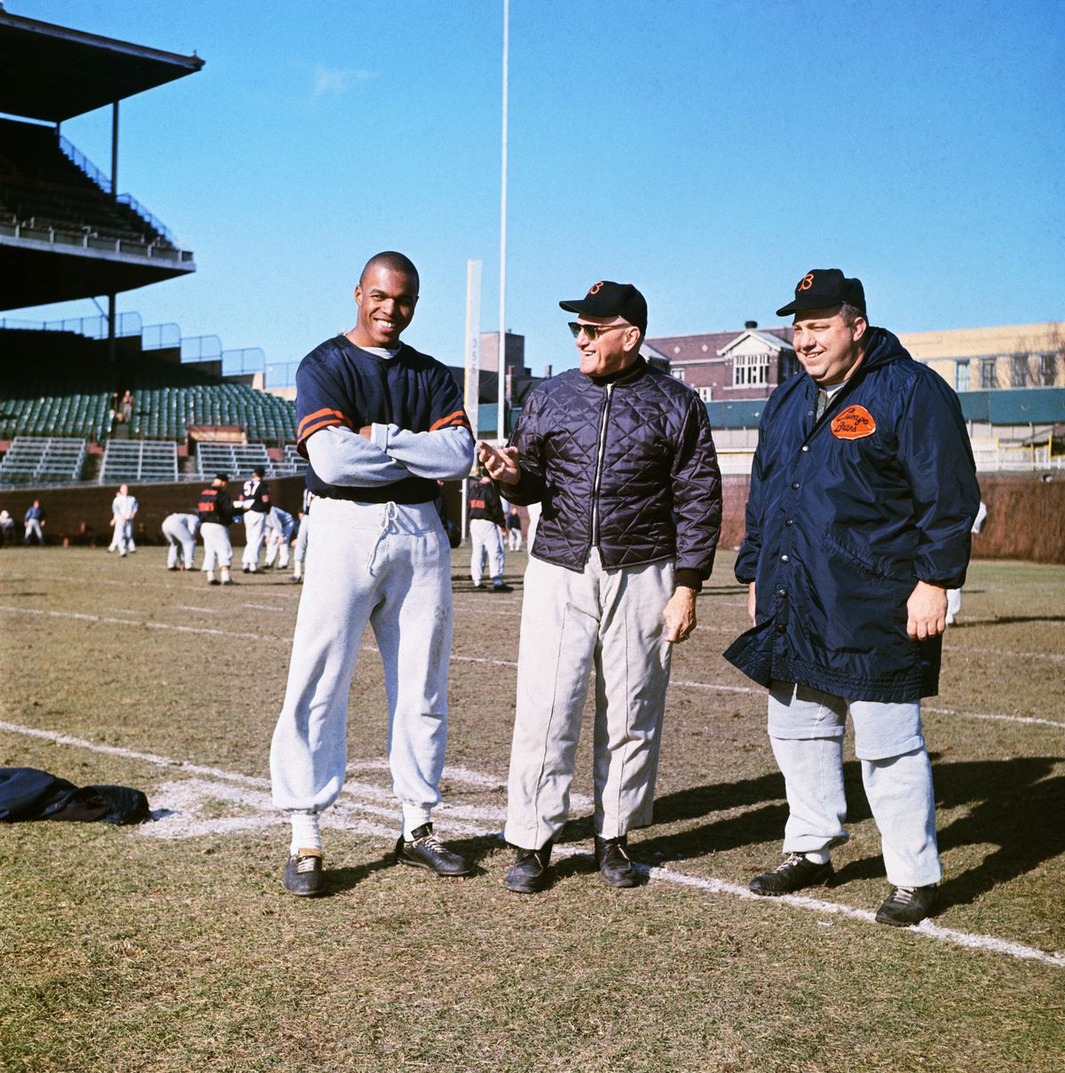 Gale Sayers with Coaches