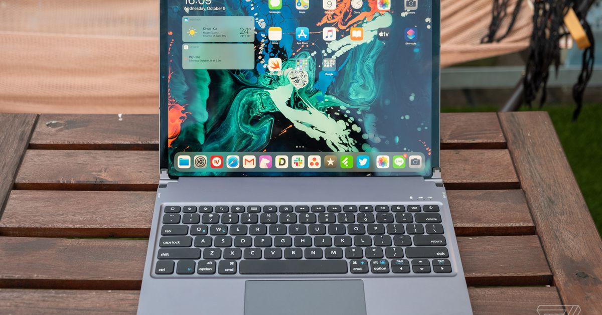This keyboard case gives the iPad Pro a pretty good trackpad thanks to iOS 13's new mouse support