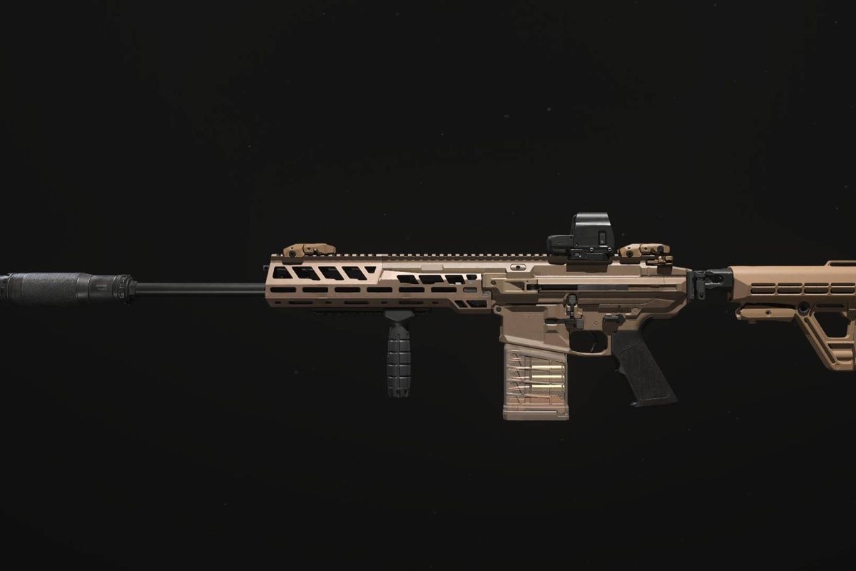 The BAS-B from Modern Warfare 3 on a black background.
