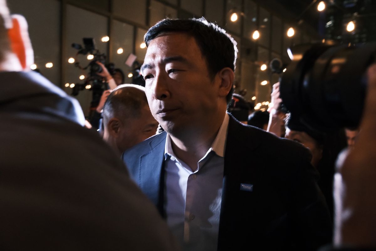 Mayoral Candidate Andrew Yang Holds Primary Night Event In Hell’s Kitchen