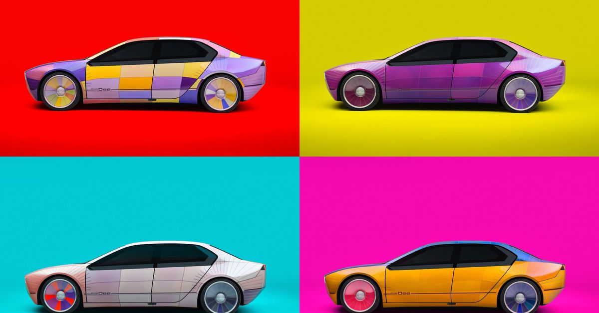 Check out BMW’s color-changing concept car in action