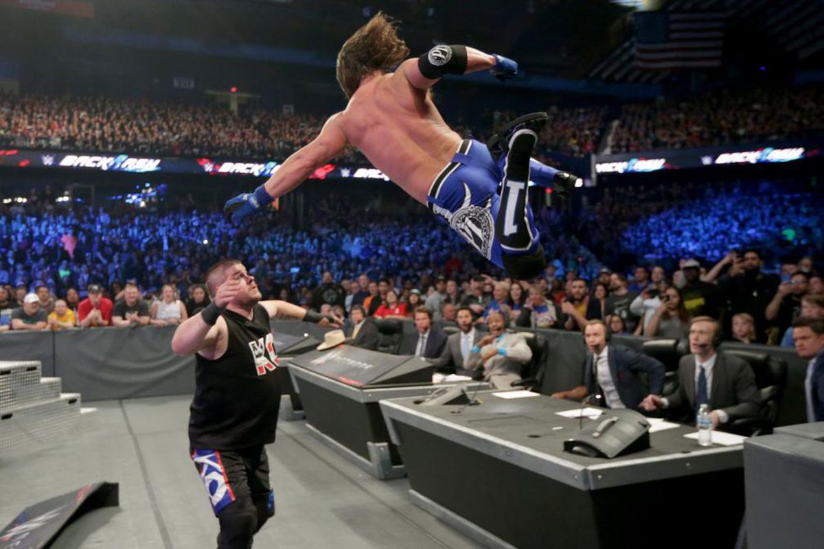 Cageside Community Star Ratings: Kevin Owens vs. AJ Styles - Cageside Seats