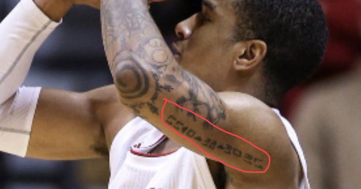 Indiana's Devonte Green has the nerdiest, and best tattoos in college  basketball 