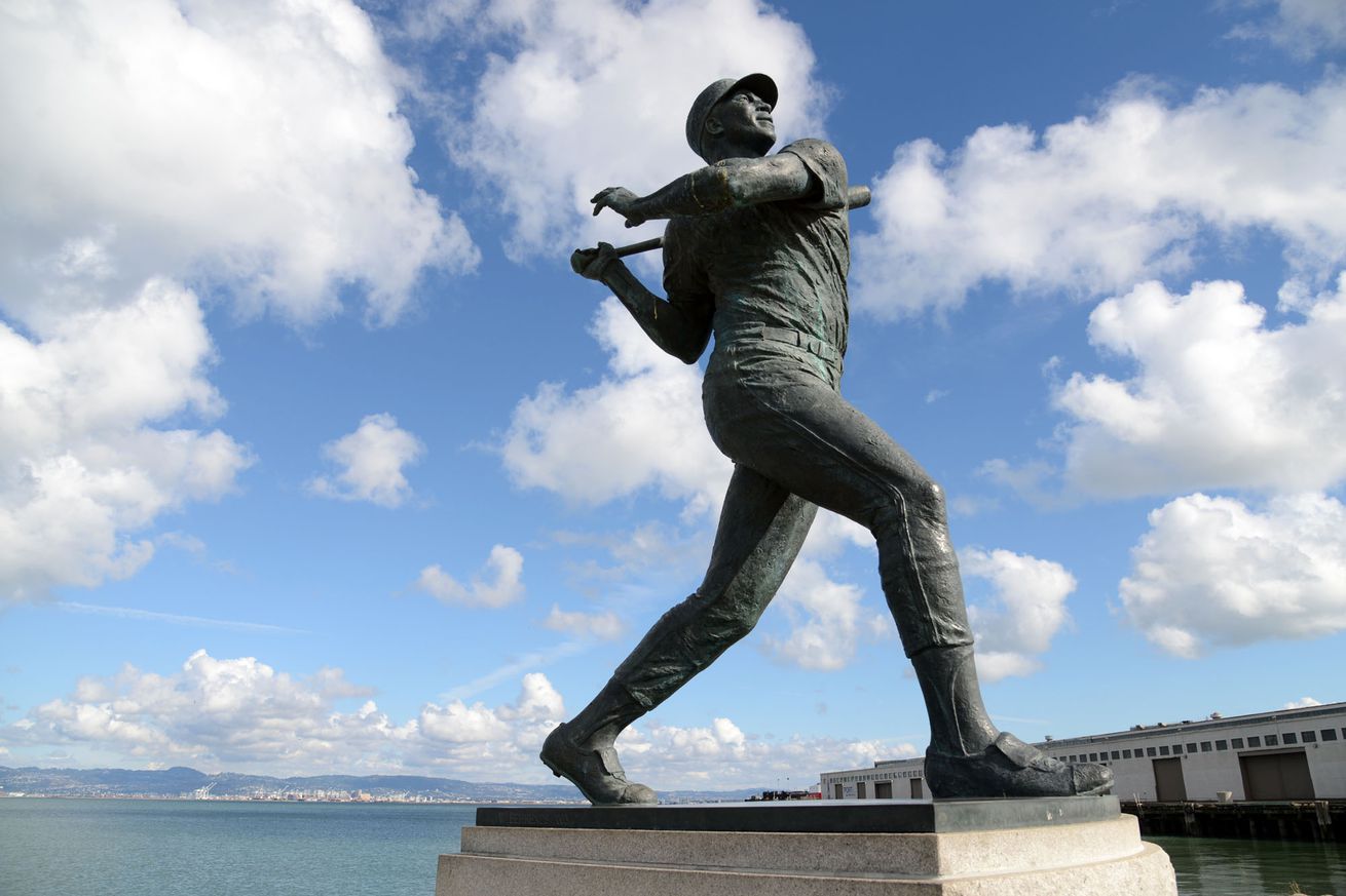The last time the San Francisco Giants played a “Game 7”, Willie McCovey lined out to Bobby Richardson in the 1962 World Series. Willie McCovey’s statue glistens on the shores of San Francisco Bay on Monday, Oct. 22, 2012 before the Giant’s Game 7 agains