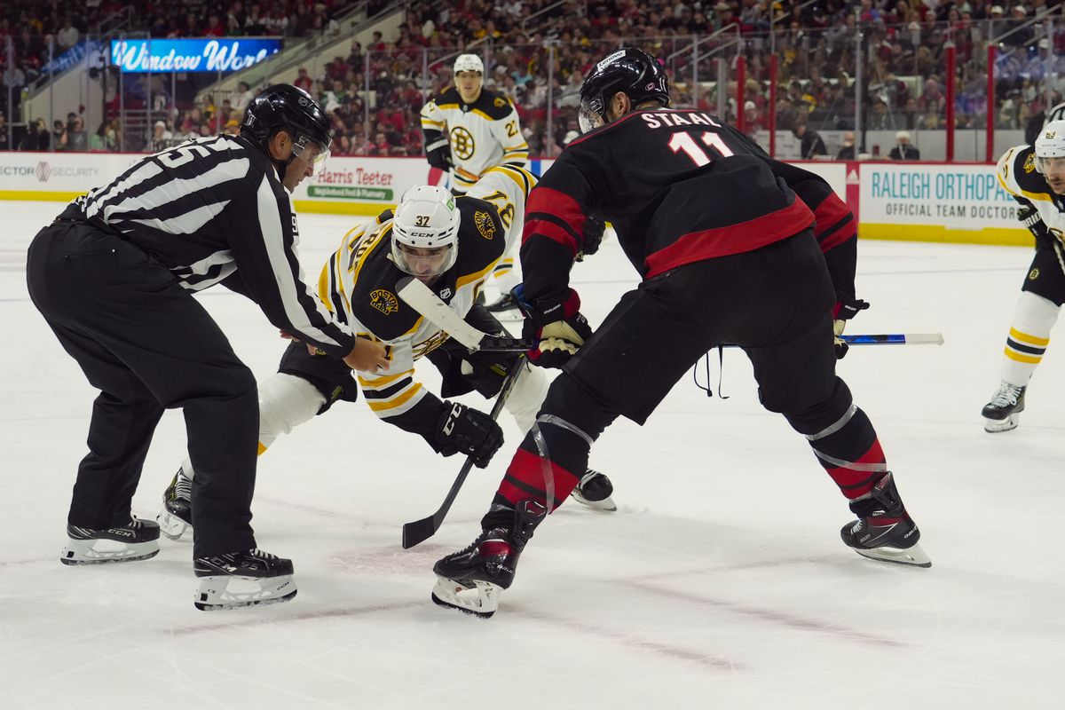 NHL: Stanley Cup Playoffs-Boston Bruins at Carolina Hurricanes