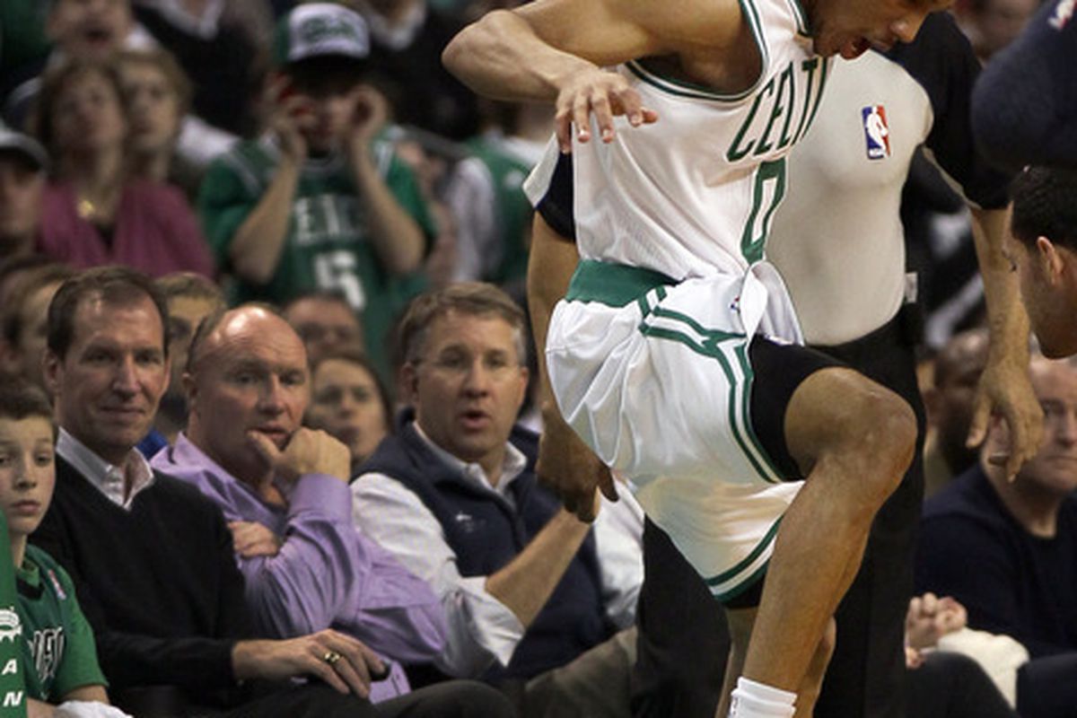 Avery Bradley has been a huge reason for Boston's success over the past two games.  (Photo by Elsa/Getty Images)