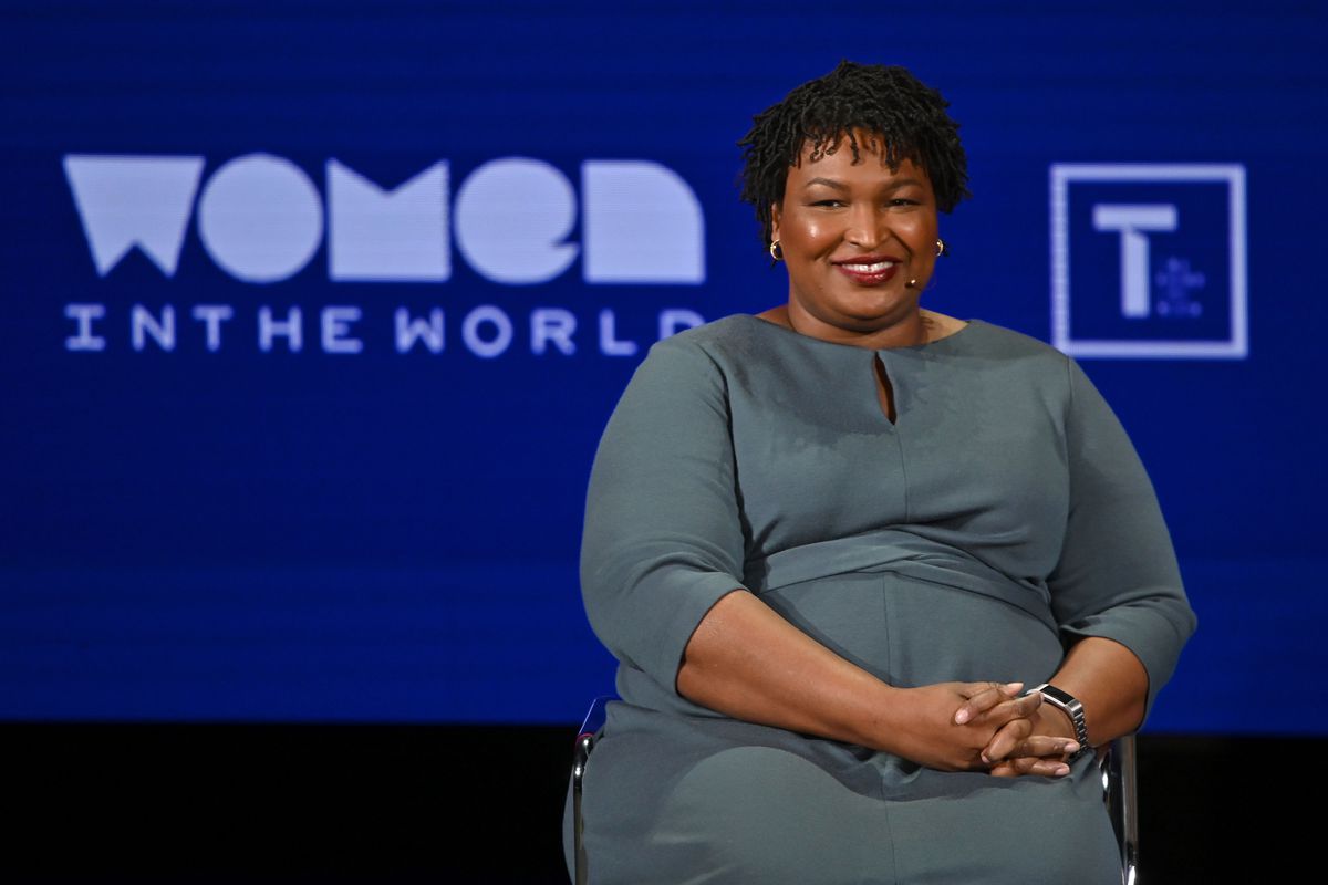 Stacey Abrams during a conference on April 11, 2019. She believes gun violence in America is a national security problem.