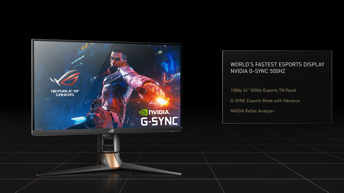 Asus announces world's first 500Hz Nvidia G-Sync gaming display