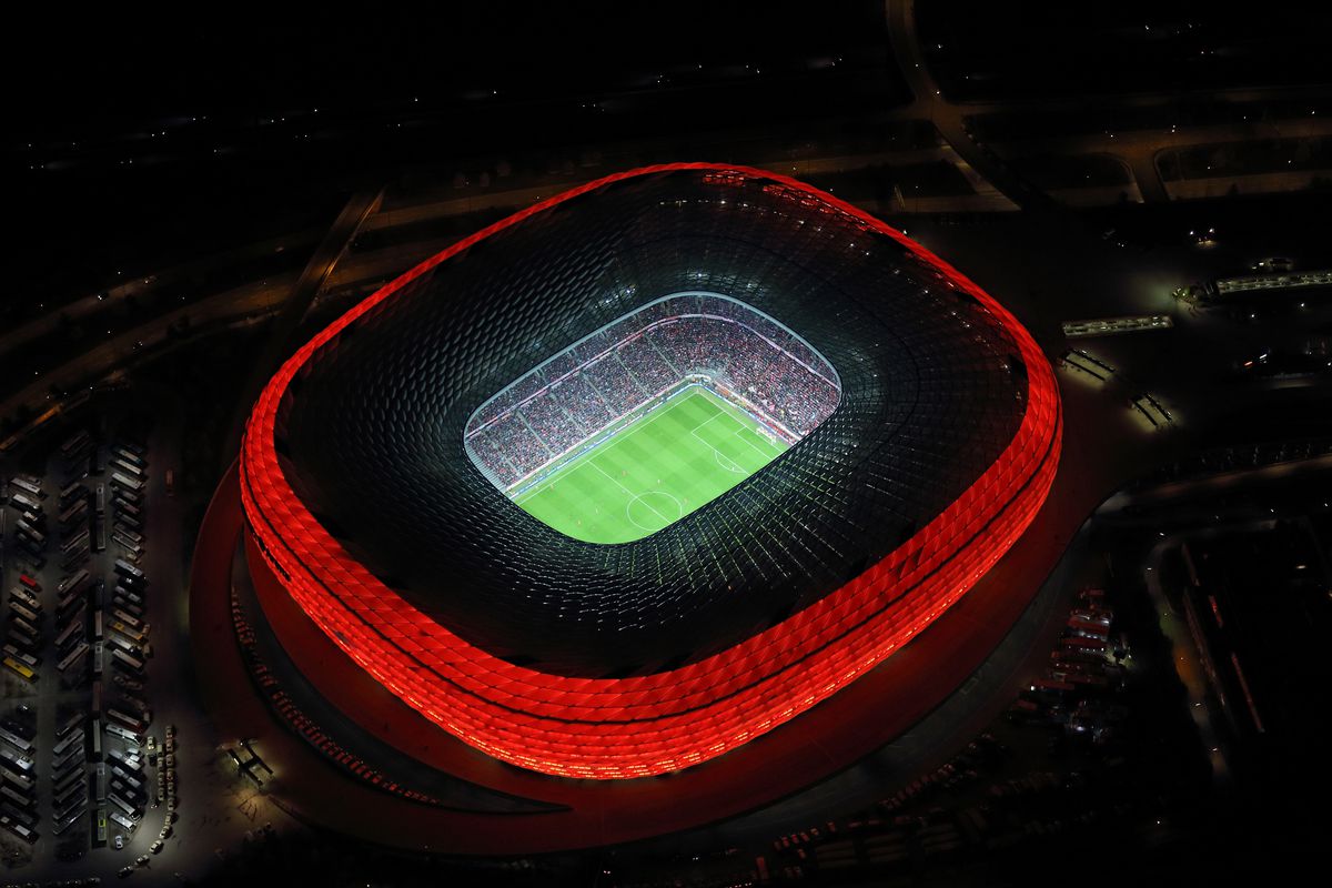 Aerial photographs - FC Bayern - Manchester United