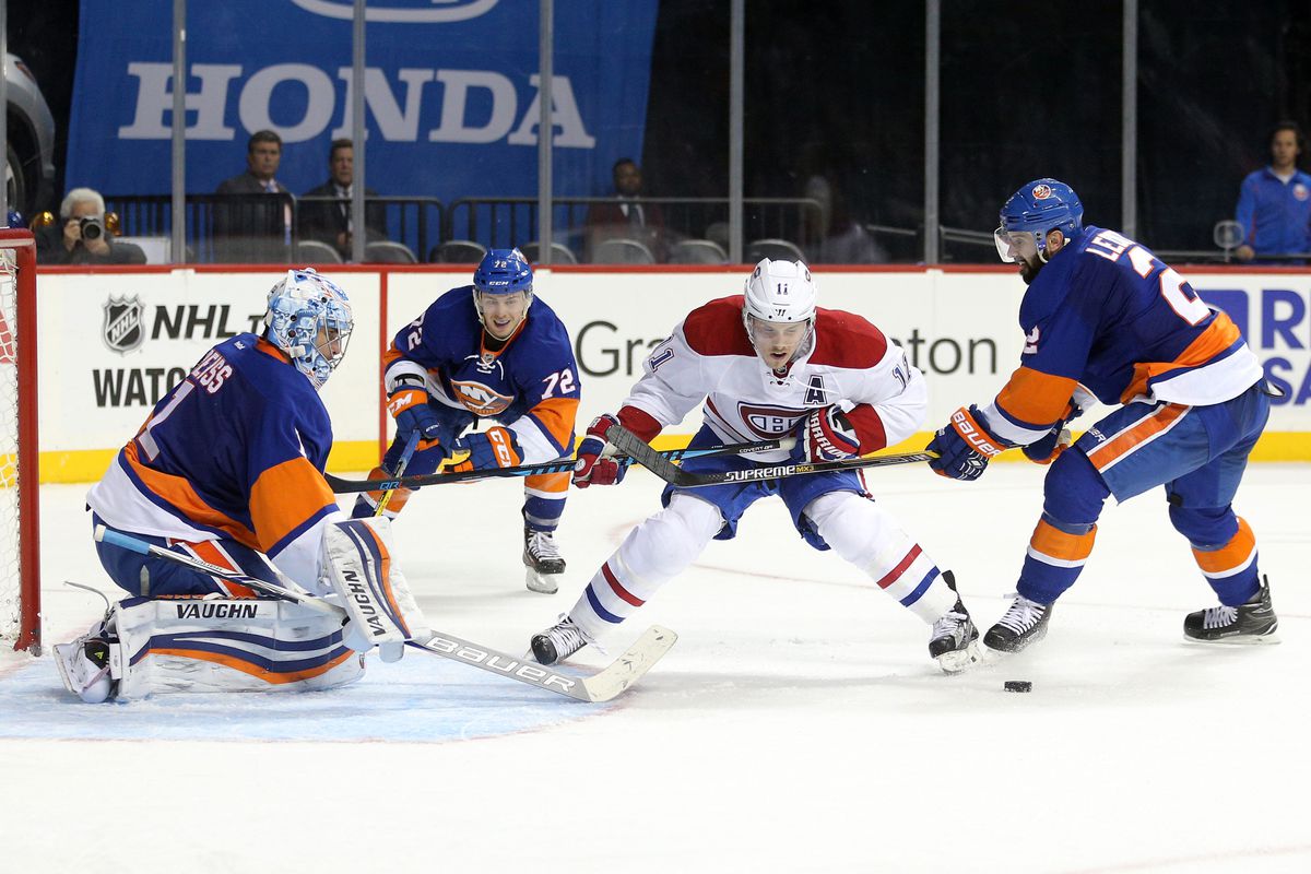 NHL: Montreal Canadiens at New York Islanders