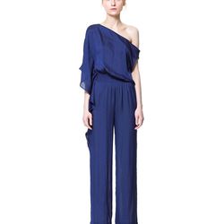 <a href="http://www.zara.com/us/en/woman/dresses/jumpsuit-with-asymmetric-sleeves-c437631p1294205.html">Zara jumpsuit</a>, $59.99 (was $89.90)