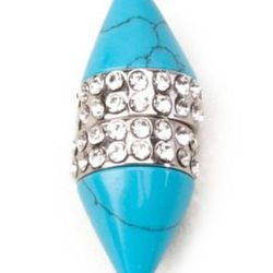 Givenchy magnetic stud earring, <a href="http://www.kirnazabete.com/jewelry-54/earrings/magnetic-stud-earring">$470</a> at Kirna Zabete