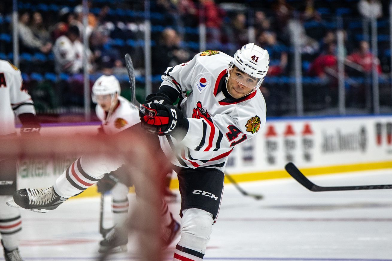 Blackhawks AHL prospect update for 11/29: Isaak Phillips is flourishing