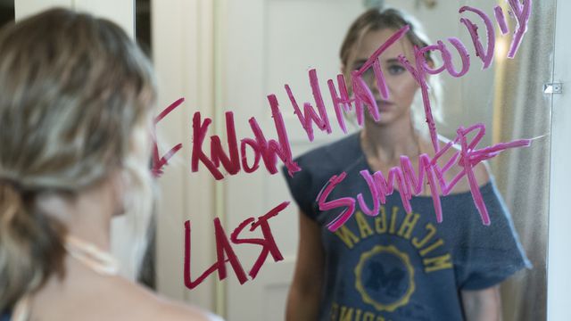 Writing on a mirror in I Know What You Did Last Summer