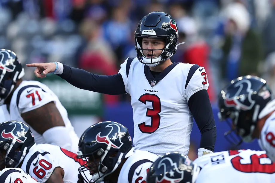 Who is the Texans starting QB for Week 12 vs. Dolphins