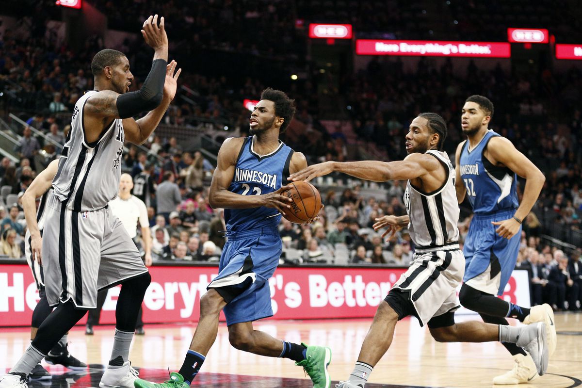 NBA: Minnesota Timberwolves at San Antonio Spurs