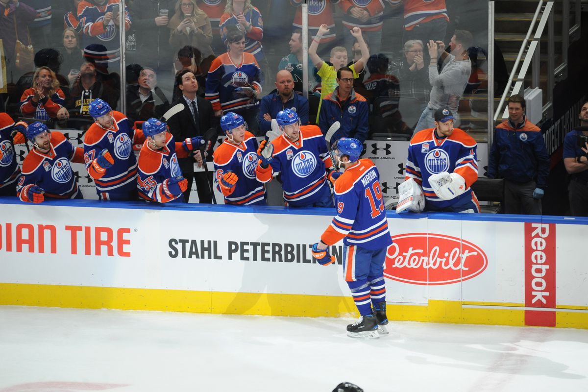 A two goal performance from Patrick Maroon ties him for second on the Oilers alongside Leon Draisaitl