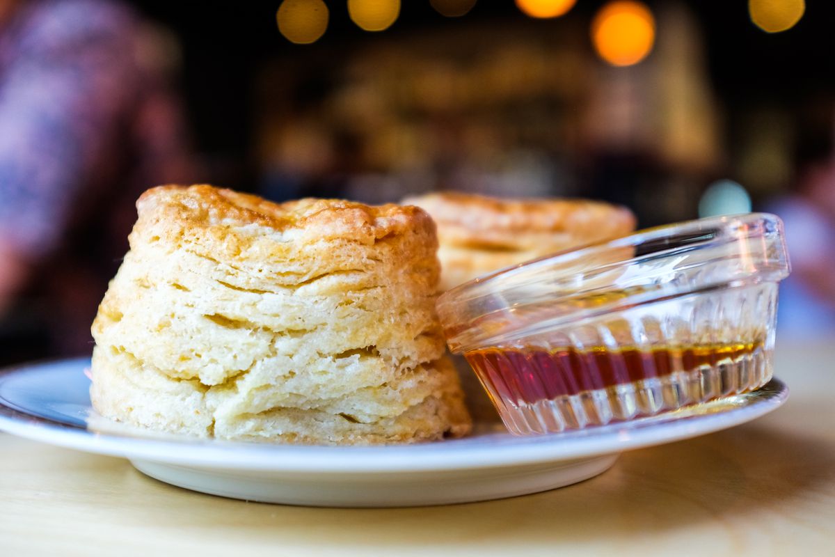 Biscuits on a plate with pure cane sugar