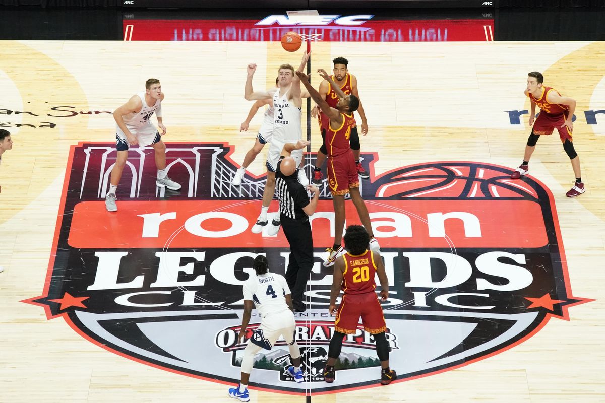 NCAA Basketball: Roman Legends Classic-Southern California at Brigham Young