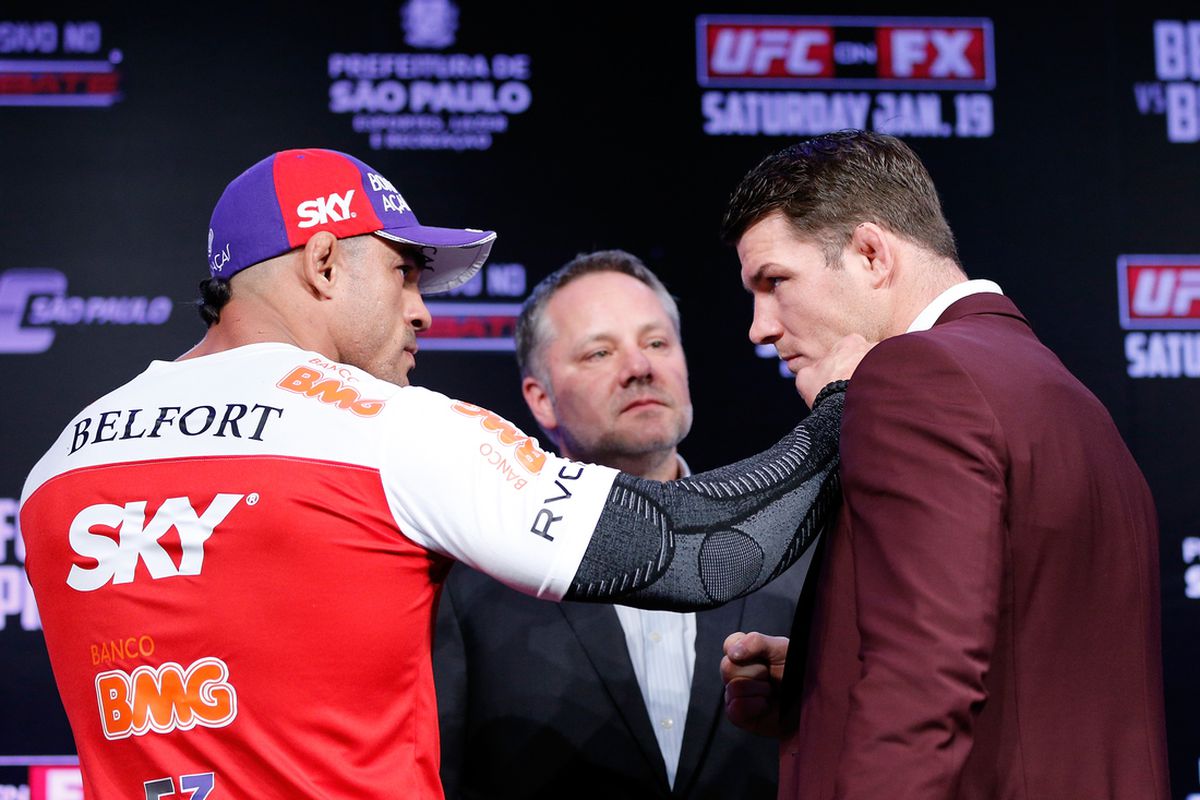Vitor Belfort and Michael Bisping will clash in the main event of UFC on FX 7.