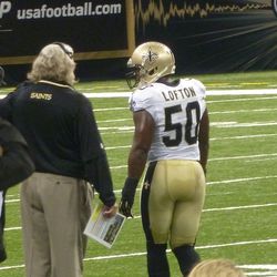 Rob Ryan chats with his defensive leader. 